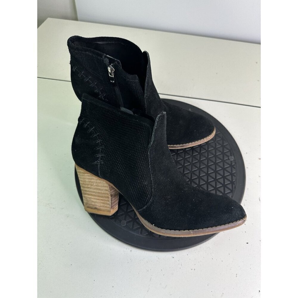 Marc Fisher LTD Women's Size 8 M Black Suede Leather Ankle Boot